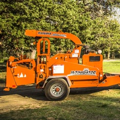 Newton Tree Service wood chipper